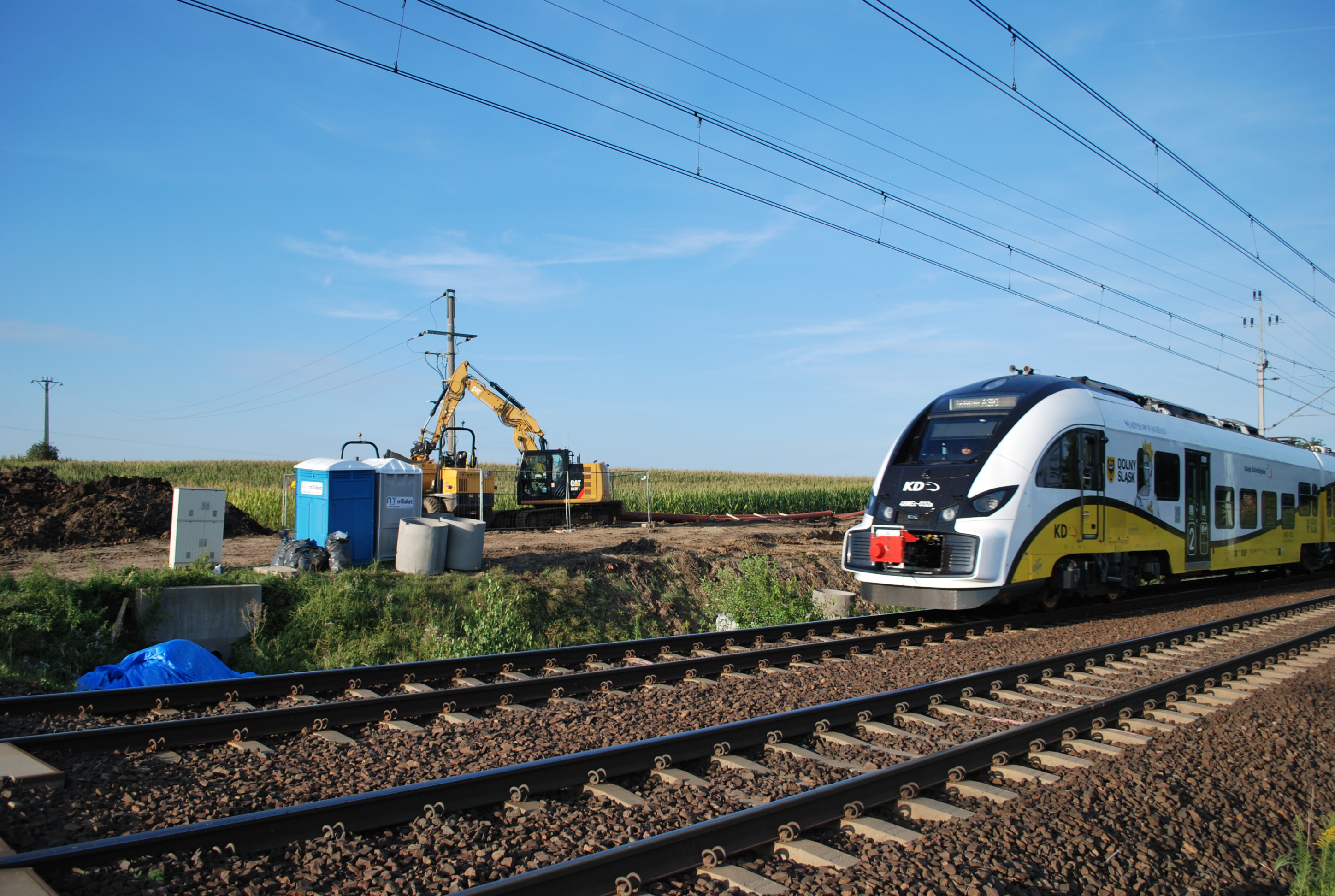 Kunice wracają na kolejową mapę Polski. Zobaczcie zdjęcia z budowy przystanku!