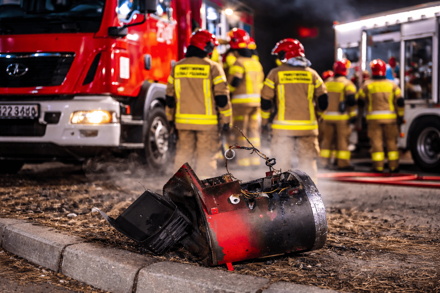 Pożar w fabryce świątecznych ozdób. Nieoficjalnie: chodzi o Vitbis