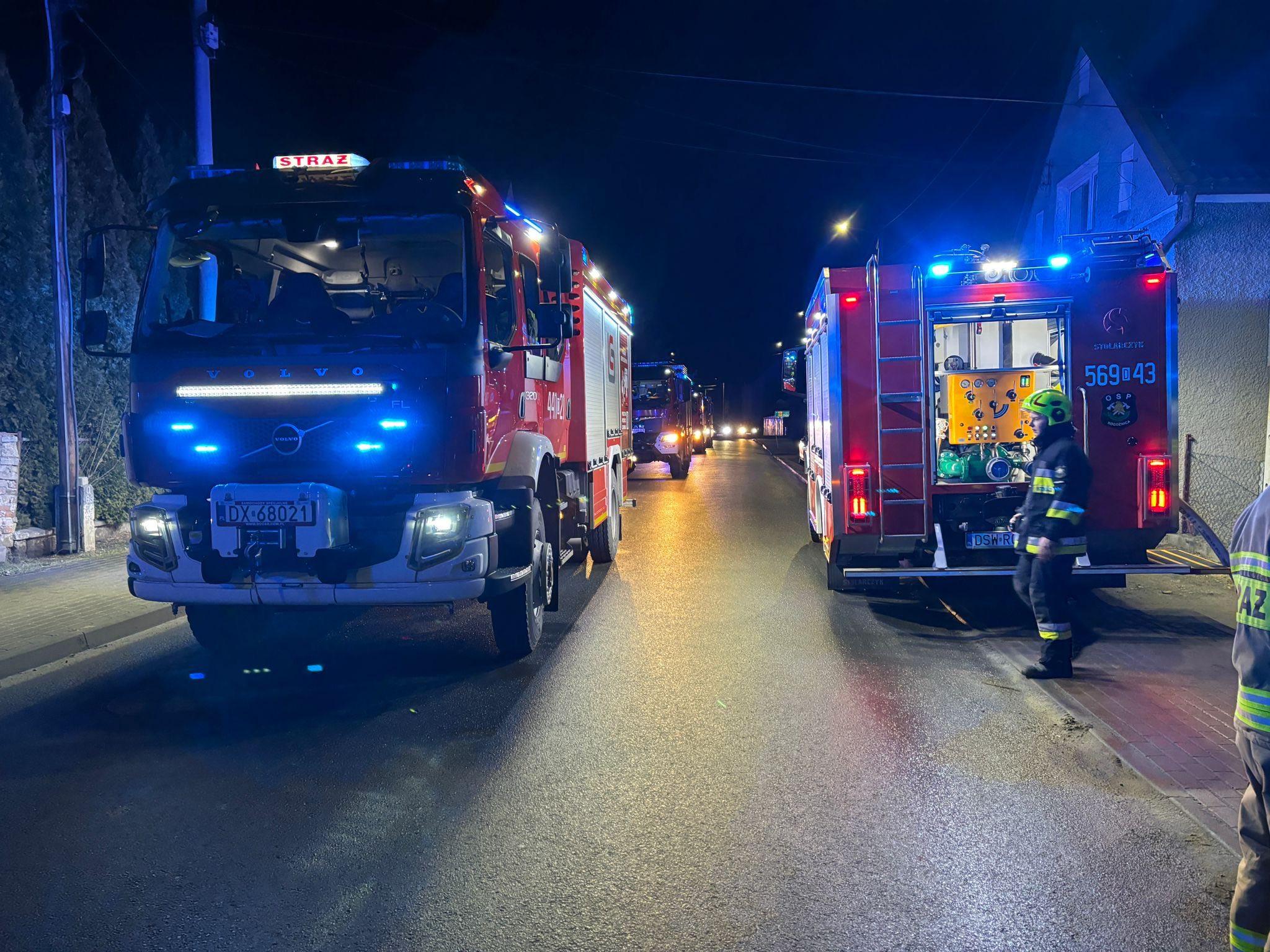 Alarm przed 5 rano! Butla gazowa postawiła służby na nogi