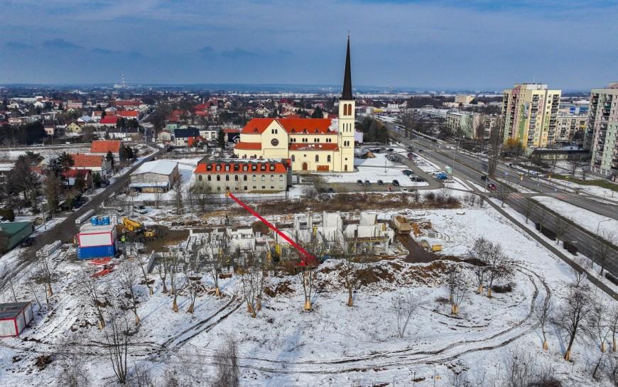W tym miejscu powstaje miejski żłobek na Piekarach