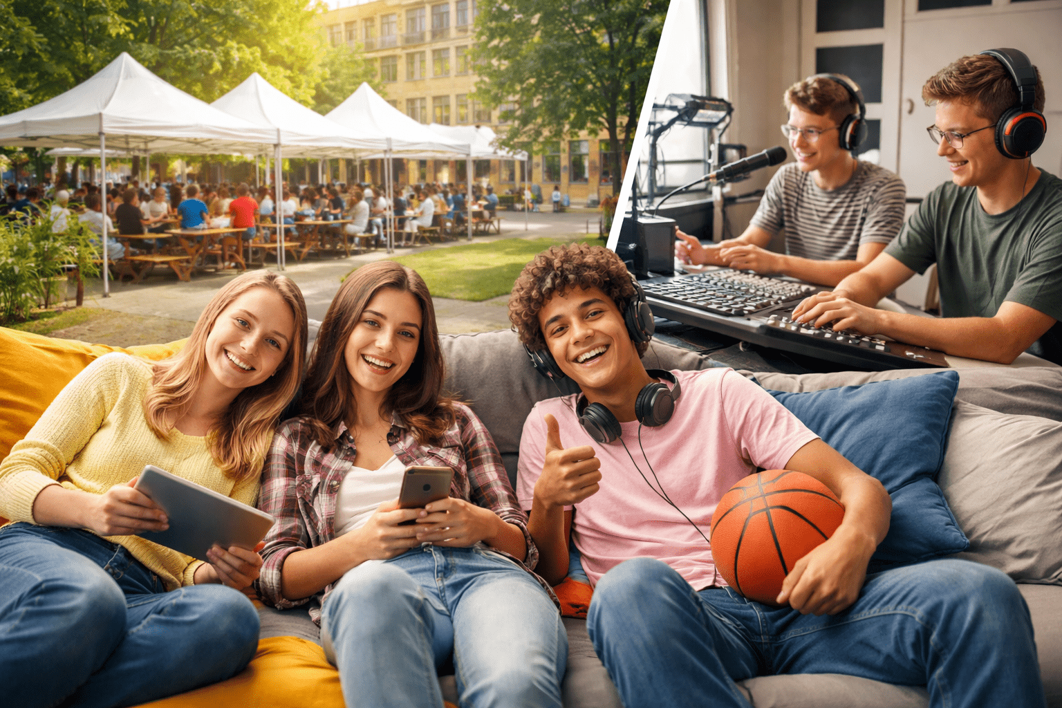 Kanapy do chilloutu, namioty na szkolne eventy i powrót radiowęzłów. Uczniowie zmieniają szkoły w Legnicy