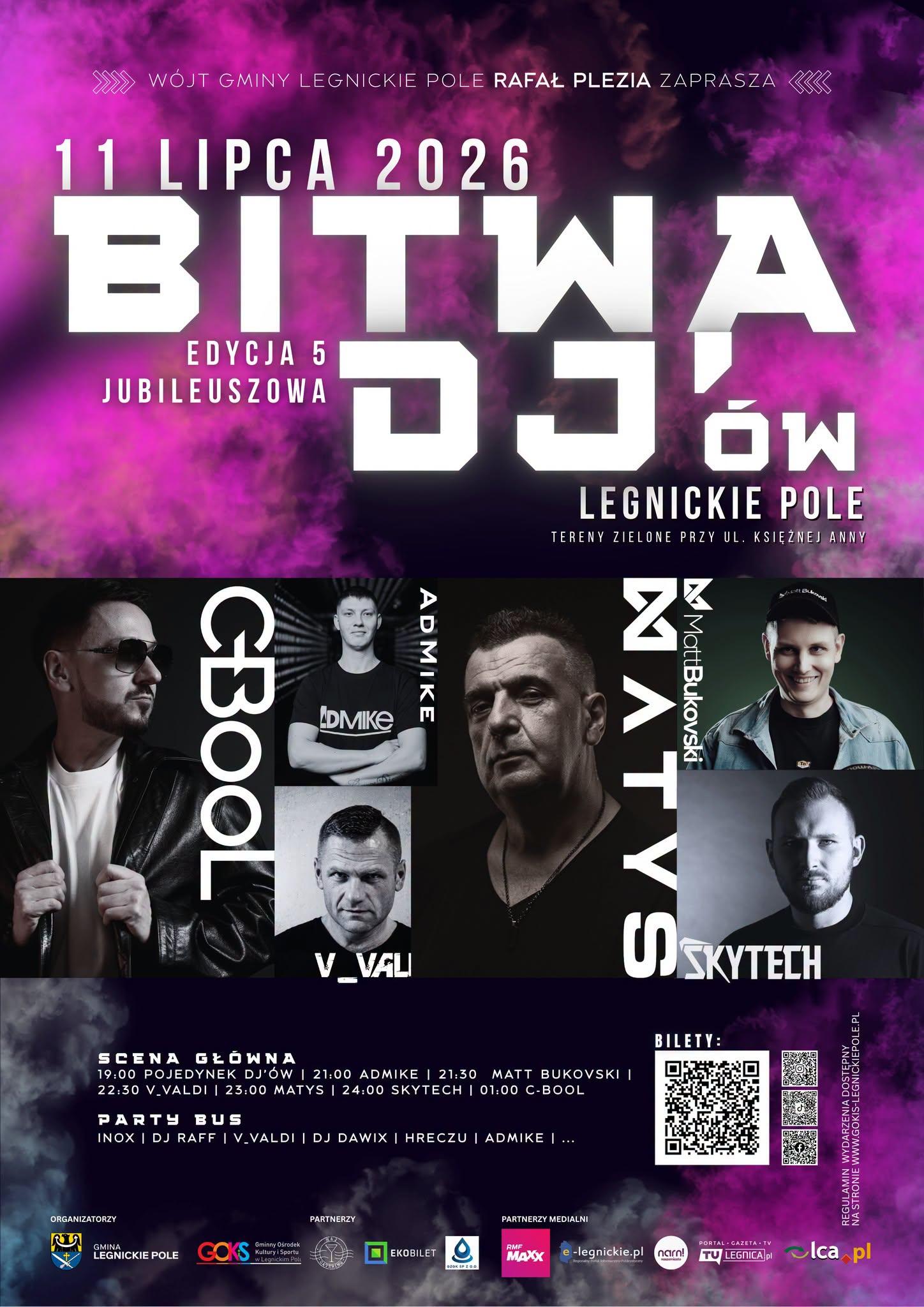 Bitwa DJ 2026. C-Bool, Skytech i klubowa noc pod gwiazdami
