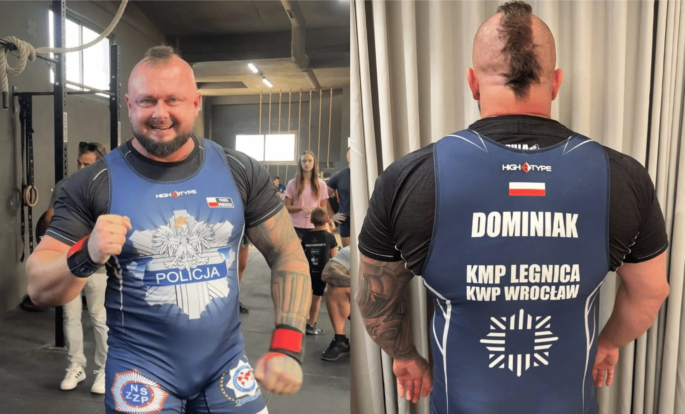 210 kilogramów na sztandze i czwarte złoto z rzędu! Legnicki policjant znów triumfuje w Europie
